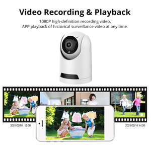 QZT-cámara de seguridad para interiores, dispositivo de vigilancia de 128GB, Wifi, visión nocturna, IP en la nube - Product Image 6