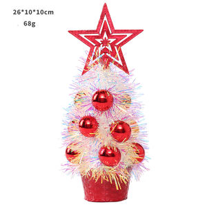 Tira de lana de plástico Mini adorno de árbol de Navidad para decoración de Navidad Decoración interior - Product Image 6