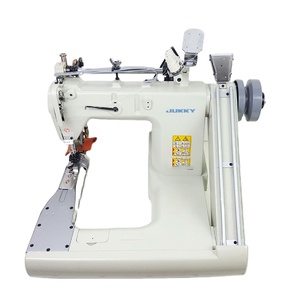 Machine à coudre industrielle à double alimentation par aiguille, à lit plat, à point de chaînette pour vêtements, offrant des opérations à haute vitesse jusqu'à - Product Image 2