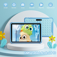 Tablet 10 inci anak-anak, Tablet PC K10 3G LTE 2 + 64GB ROM, Tablet belajar dan game anak-anak