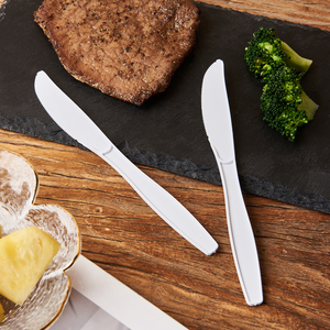 Juego de Cubiertos Desechables de Plástico FULING, Envueltos Individualmente o en Paquete a Granel, Tenedor, Cuchara, Servilleta y Cuchillo de Plástico Personalizados - Product Image 2