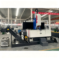 Machine de perçage CNC à grande vitesse à portique servo, équipement de perçage CNC à charge lourde pour le perçage de grandes plaques métalliques