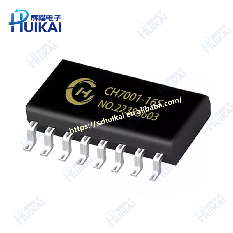 CH7001-16 Pin Music Chip - Reprogrammable Flash Driver Speaker