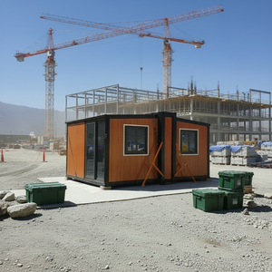 Kit de Estructura de Panel Sándwich para Casa Contenedor Plegable Transpirable de 20 pies/40 pies, Prefabricada para Exteriores, Estilo Moderno de Mediados de Siglo, Grosor Estándar, 1 Año de Garantía - Product Image 3