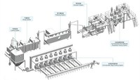 Ligne de production de riz instantané d'extrudeuse à double vis de nouvelle condition avec mélangeur de machines clés