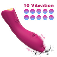 Finger-Vibrator mit 10 Vibrationsstufen, Medizinisches Silikon, Wasserdicht IPX7, USB-Aufladbar, für Anale, Klitorale, G-Punkt- und Brustwarzen-Stimulation