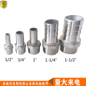 316 Stainless Steel Pagoda <b>Connector</b> <b>Male</b> Threaded Hexagonal Water Pipe <b>Hoses</b> Plumbing <b>Hose</b> Water Pipe Stainless Steel <b>Connector</b> - Product Image 4