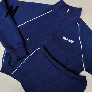 Completo Autunnale 2025: Set Coordinato con Giacca a Maniche Lunghe con Zip e Pantaloncini, Abbigliamento Sportivo da Donna Personalizzabile - Product Image 2
