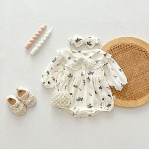 Детский хлопковый комбинезон с цветочным принтом - Product Image 5