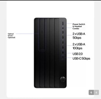HP Baru untuk Desktop Pro 288G9E 280G9E Sistem Barebone Prosesor Intel I5-13/14 Gen Grafis Optik Komputer Desktop