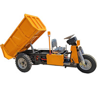 Tricycle benne électrique minier auto-chargeur, capacité 1000 kg, moteur 2000W/3000W et pompe à engrenages, à vendre