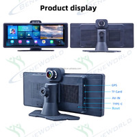 UIS7861 Octa Core Android14 10.26'' Écran de voiture sans fil CarPlay Android Auto Double 1080P Mirror Link Youtube
