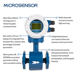 מיקרו חיישן Flowmeter חכם DN10 DN800 מדויק אינטליגנטי אלקטרומגנטית זרימת מטר עם דיוק גבוהה MFE600E - Product Image 2