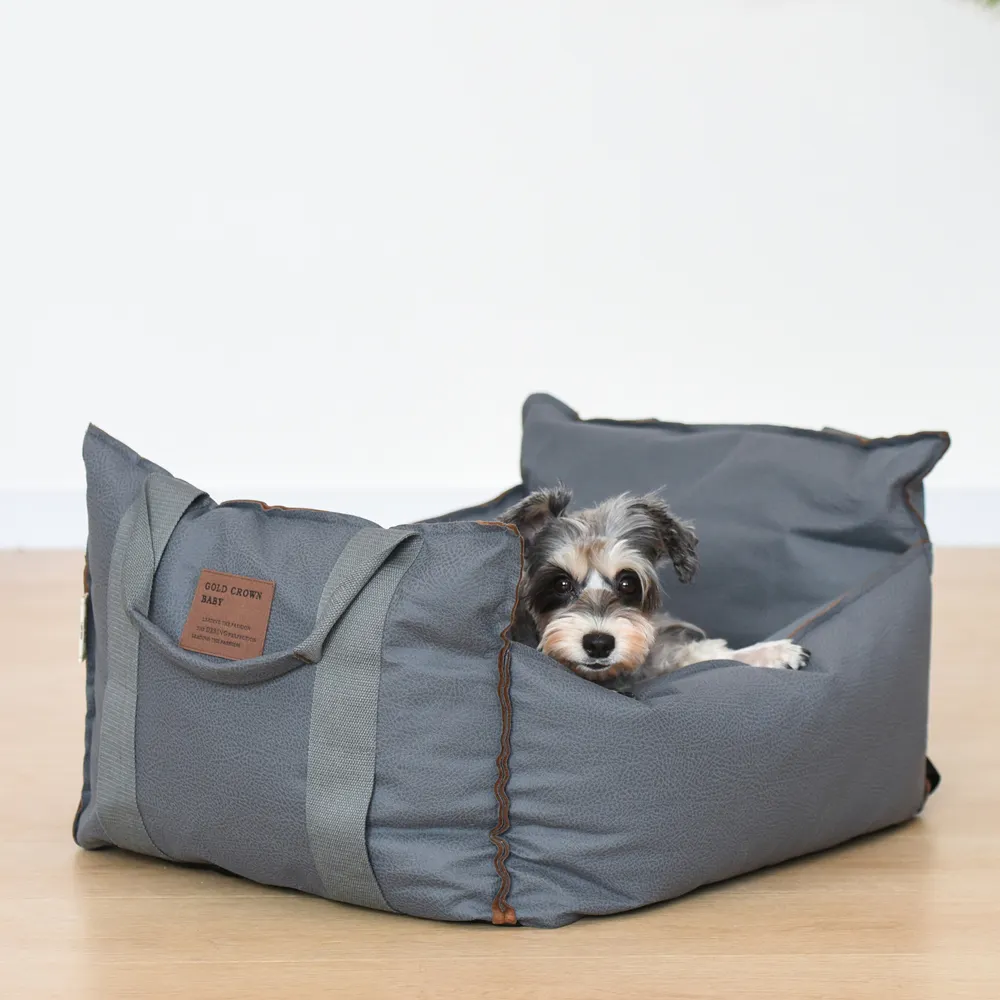 ZMaker-cama impermeable de diseño para mascotas, personalizada, para perros y gatos, suave, a prueba de morder, calmante, coche, 2021