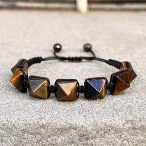 Bracelet en pierre naturelle avec perles de verre colorées, design exclusif et innovant pour la guérison émotionnelle et la protection, approvisionnement centralisé - Product Image 1
