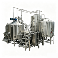 Brasserie 12HL 1200L 2V, idéale pour le démarrage d'une micro-brasserie, système de brassage compact et efficace