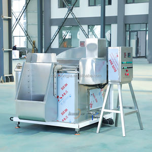 Machine à frire industrielle continue pour craquelins, ligne <span class=keywords><strong>de</strong></span> traitement <span class=keywords><strong>de</strong></span> friture pour peau <span class=keywords><strong>de</strong></span> porc, friteuse continue pour nuggets <span class=keywords><strong>de</strong></span> poulet - Product Image 3