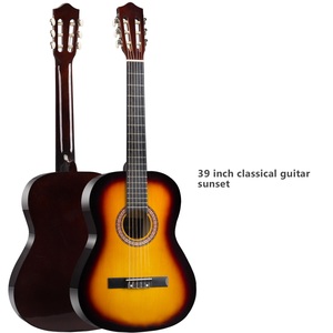 El instrumento de cuerda de guitarra de madera para adultos principiantes de tilo Clásico de 39 pulgadas se puede personalizar - Product Image 6