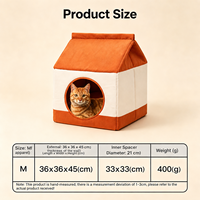 Lit pour chat et chien moderne, écologique, carré, motif dessin animé, toutes saisons, mignon, respirant, pour extérieur et intérieur, motif uni, lavable en machine