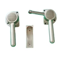 Poignée de porte insonorisée moderne avec serrure à compression pour armoire et usage industriel, loquet de porte de studio hermétique