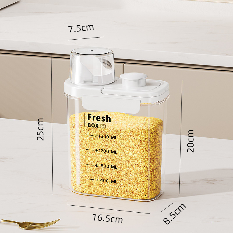 [Grado alimenticio, 0 olor] Blanco puro - 2000ml (empaque individual)