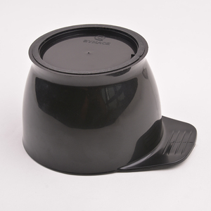 Bol de teinture pour cheveux de salon de haute qualité avec logo personnalisé bol de mélange de couleurs pour cheveux en plastique bol d'applicateur noir - Product Image 4