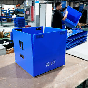 कॉर्क्स कोरोप्कल सामग्री के साथ शिपिंग कंटेनरों के लिए फोल्डेबल ढहने वाला पीपी नालीदार - Product Image 1