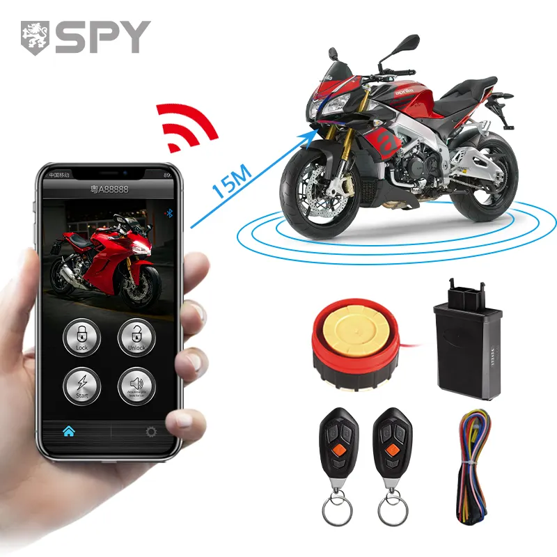 SPY cdi-motorcycle security theft alarm kit for motorcycles theft