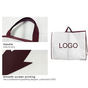 Sac de voyage personnalisé pour vêtements, non tissé, pliable, pour robe de mariée longue, housse de robe de mariée avec logo - Product Image 3
