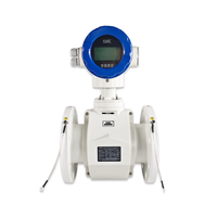 Débitmètre électromagnétique OEM Chine DN100 DN150 pour huile et eau avec précision de 0,5 % et construction en acier inoxydable