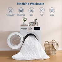 Housse de matelas blanche personnalisée imperméable, protège-matelas, vente en gros
