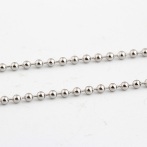 304 Stainless Steel Round Bead <b>Chain</b> <b>Titanium</b> Steel Pendant <b>Chain</b> Jewelry Accessories Daily Use Necklace Findings - Product Image 3