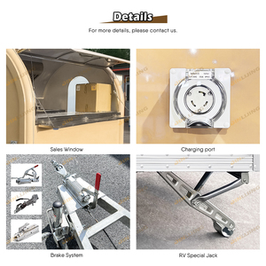 JINLIJING Carro De Comida Movil <strong>Fast</strong> <strong>Food</strong> Truck Baking Equipment Mobile Ice Cream Cart Street <strong>Food</strong> Trailer With USA Standard - Product Image 3