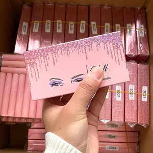 Wholesale Hand Made Mink 3D 25MM Mink Eyelash Bulk Lasheswholesale Vendor 5D Mink Lashes With Package Box