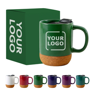 Tazas <span class=keywords><strong>de</strong></span> Cerámica, Taza <span class=keywords><strong>de</strong></span> <span class=keywords><strong>Café</strong></span> <span class=keywords><strong>de</strong></span> Cerámica, Tazas <span class=keywords><strong>de</strong></span> <span class=keywords><strong>Café</strong></span> <span class=keywords><strong>de</strong></span> Acero Inoxidable al por Mayor, 12 oz/360 ml, Base <span class=keywords><strong>de</strong></span> Corcho - Product Image 1