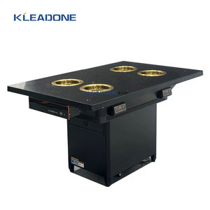 Kleadone tùy chỉnh hiện đại không khói lẩu bảng 6 người nhà hàng bàn ăn cho một người và một nồi - Product Image 1