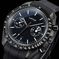 Montre mécanique automatique de luxe pour homme, de haute qualité, de marque supérieure, avec boîtier en céramique, bracelet en caoutchouc, verre saphir, style hip-hop