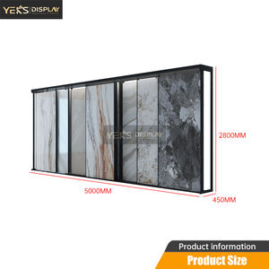 厂家直销金属拉式瓷砖展示架，推拉式框架瓷砖架，石材样品展示架 - Product Image 4