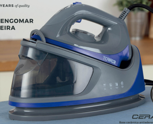 Haushaltsgeräte: Elektrische Dampfbügelstation mit Keramiksohle, Vertikal-Profi-Dampfgenerator - Product Image 4