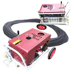 Automatic Optical Fiber Cable Hauling Pulling Machine with Spooling Device Threading Cables Machine