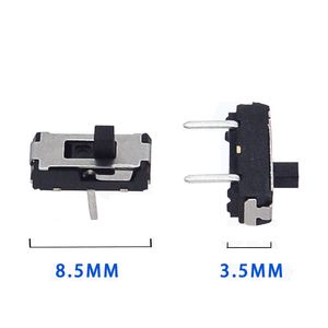 Microinterruptor de palanca MSS-12D16 de 2 posiciones y 3 pines, interruptor deslizante subminiatura de 2.0 mm de perfil bajo para montaje en PCB - Product Image 4
