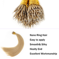 Extensions de cheveux humains vierges non traités, personnalisées en usine, nouvelles 2026, Itip UTip Nano Rings Microlink Feathers Crochet