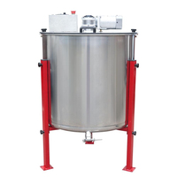 Extracteur de miel électrique 8 cadres en acier inoxydable, centrifugeuse, agitateur, séparateur de miel et de cire, équipement de rotation des rames de ruche