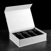 Scatola Regalo di Lusso Ecologica a Forma di Libro in Cartone Rigido con Coperchio Magnetico per Gioielli, Orologi e Confezioni di Candele