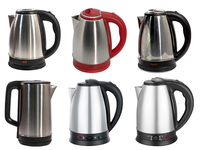 Bouilloire électrique sans fil SUNTON en acier inoxydable de haute qualité 2l pour thé, café et eau chaude