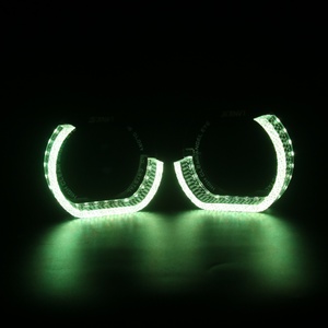 Hot Selling I8 I5 2.5 Inch or 3 Inch RGB LED Angel Eyes Headlight Decoration 12V Voltage Projector Lens Halo Rings Fashion - Product Image 5