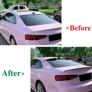 สปอยเลอร์หลังคาท้ายรถยนต์ สำหรับ A5 S5 F5 Coupe ปี 2017-2024 ปีกหลังแบบติดตั้งถาวร ชุดแต่งตกแต่งท้ายรถยนต์ อุปกรณ์ตกแต่งภายนอก - Product Image 2
