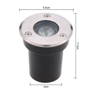 1W 3W <span class=keywords><strong>Mini</strong></span> Spots Encastrés Extérieurs 12V <span class=keywords><strong>220V</strong></span> 230V IP67 <span class=keywords><strong>Led</strong></span> Jardin Paysage Enterré Étape Lumières Souterraines - Product Image 2