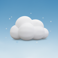 Décoration de nuage gonflable durable pour événements commerciaux