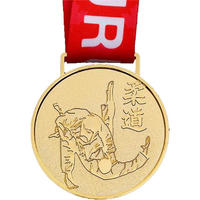 Médailles en métal plaqué or personnalisées pour la danse, le basketball, la natation, le jiu-jitsu, le football